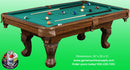 Billiard Pool Table with Felt Top
