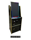 Standup Game Machine Cabinet with 32" Touchscreen Monitor