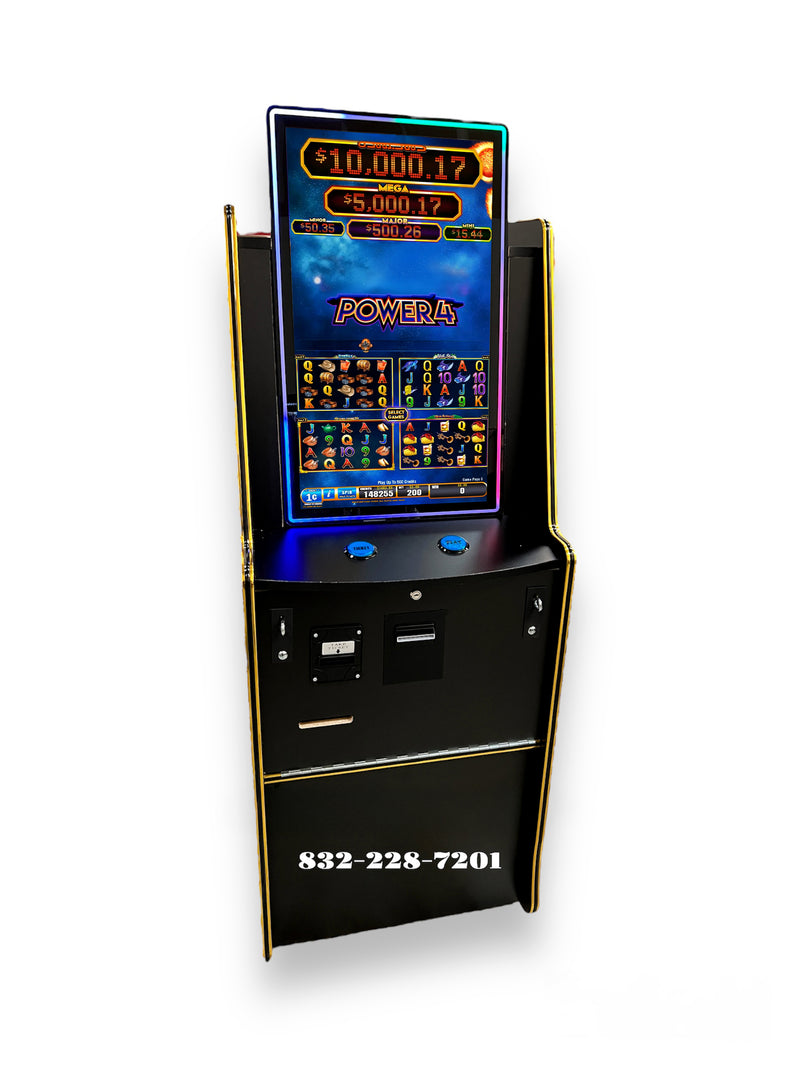 Power 4 Standup Game Machine Cabinet with 32