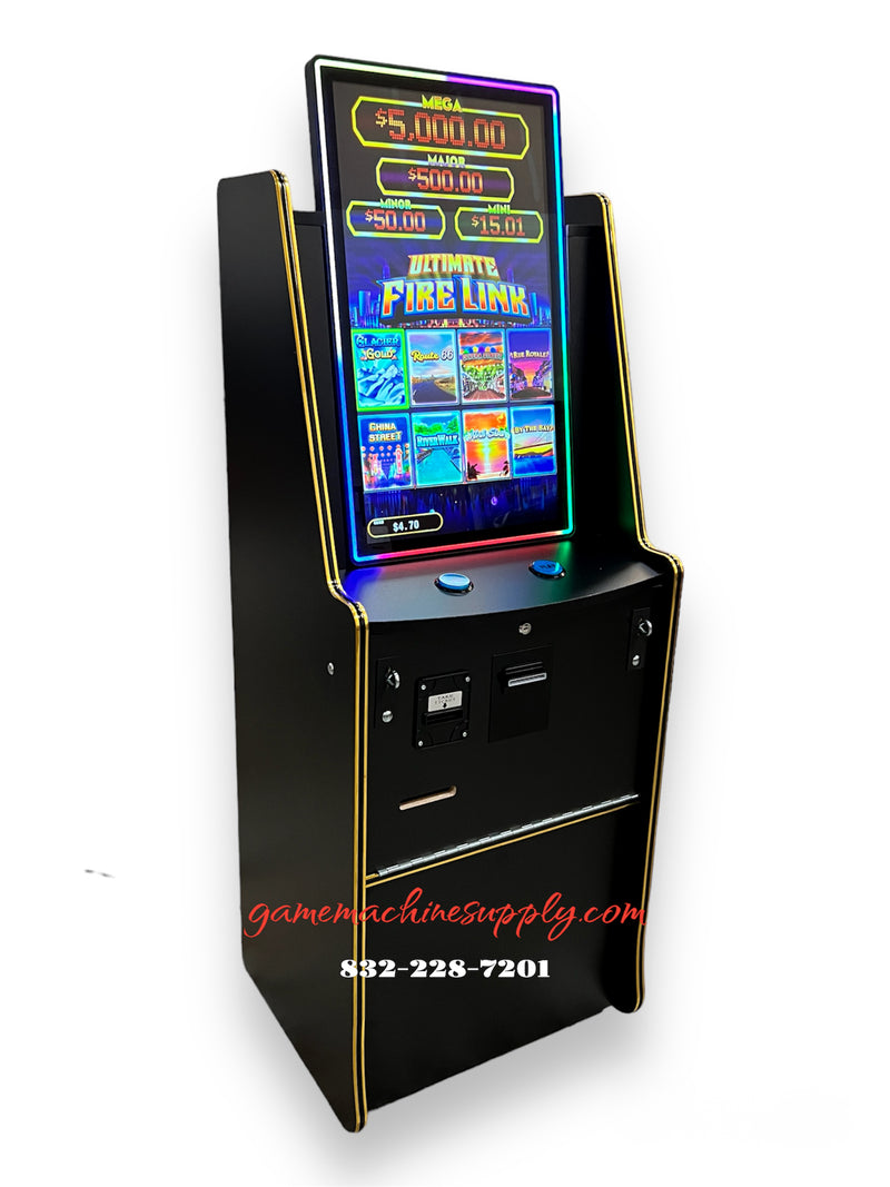 Ultimate Firelink 8-in-1 Standup (Casino Machine) - 2024 3rd-Gen Design Featuring New Crystal 4K Touch Screen