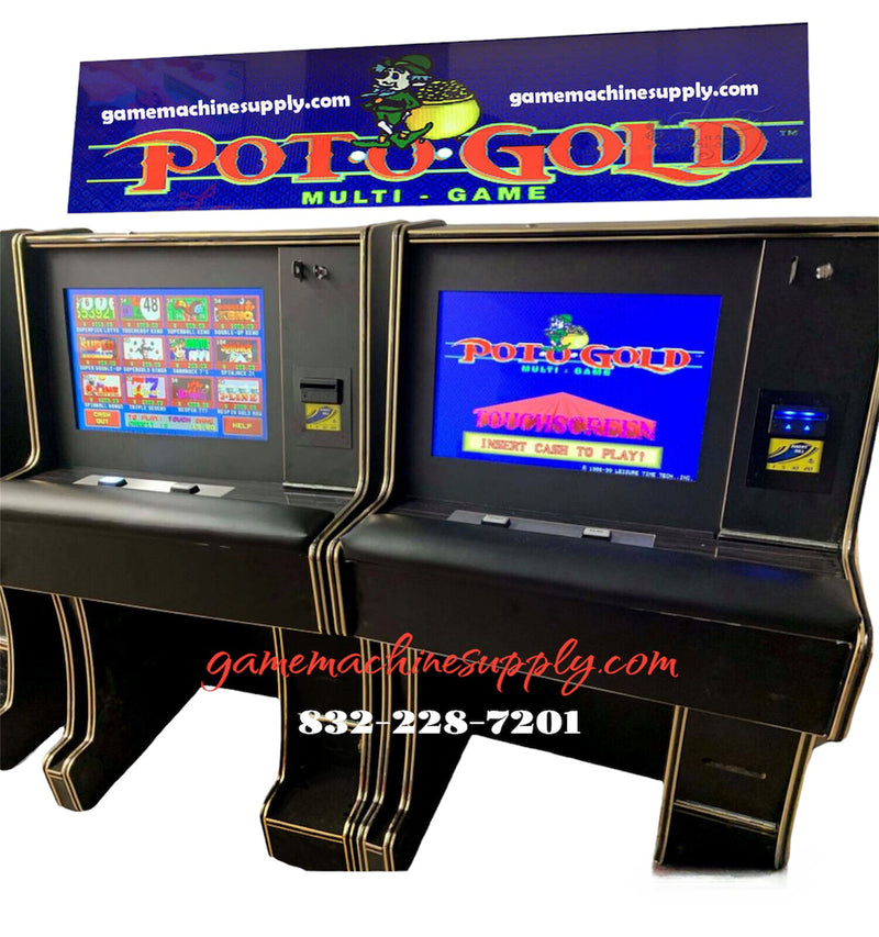 (Premium) Pot O Gold, Keno 510 Sitdown Cabinet Game Machine with Wide 22" Touch Screen(Casino Machine)