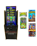 Skill Game - High Roller Club 3 in 1 - Lucky Shamrock, Happy Hour & Crazy Fishin - Game Machine (Casino Machine) 2024 3rd-Gen Design Featuring New Crystal 4K Touch Screen
