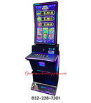 (Curve Touch Screen) Lucky Shamrock High Roller Club Metal Cabinet with Security Alarm (Casino Machine)