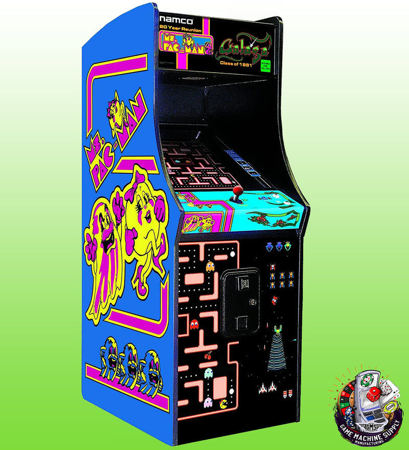 Ms. Pac-Man/Galaga Class of 1981 Arcade Gaming Cabinet