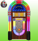 Crosley CR1215A-WA Jukebox, Includes AM/FM Radio & Bluetooth Receiver & CD Player - Walnut cabinet