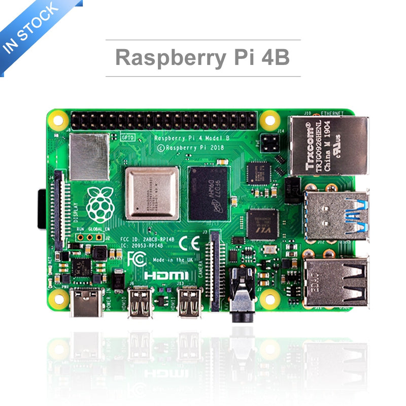 Latest Raspberry Pi 4 Model B with 2/4/8GB RAM raspberry pi 4 BCM2711 Quad core Cortex-A72 ARM v8 1.5GHz Speeder Than Pi 3B