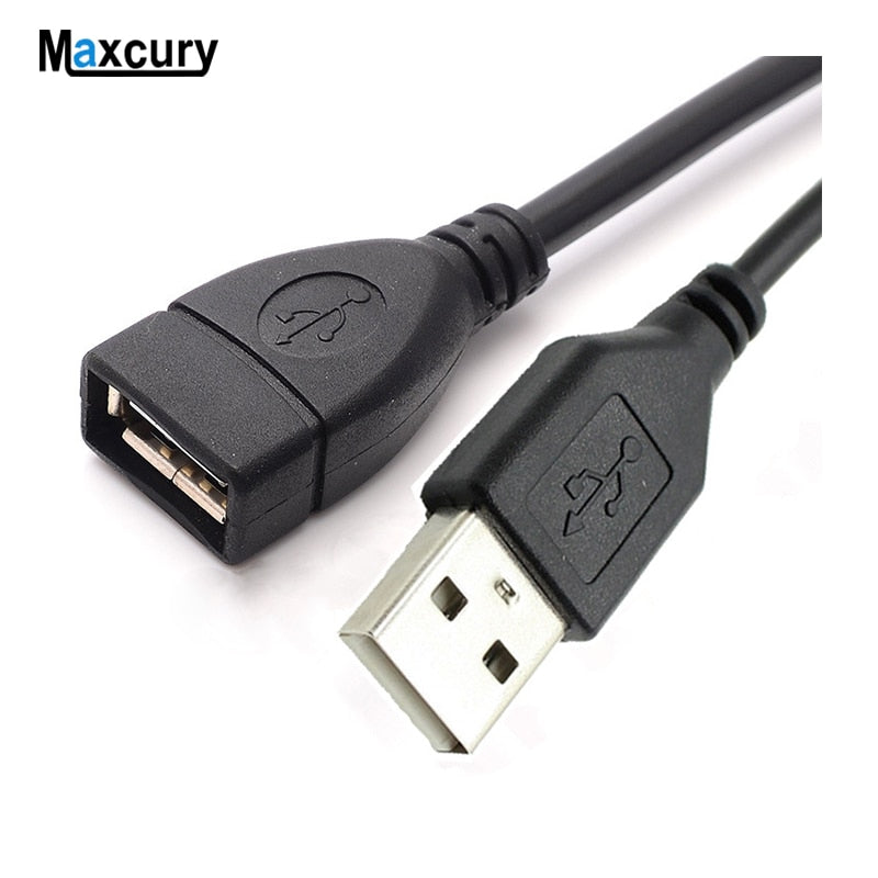 USB Extension Cable USB 2.0 Cable 1.5m 0.6m  Super Speed Data Sync Extender Cord Wire for Smart-TV PS4 Xbox One SSD Keyboard