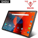 Tablet Pc 10.1 inch Android 10.0 Google Play 3G 4G Phone Call Tablets WiFi Bluetooth GPS Tempered Glass 10 inch Tablet 2GB+32GB